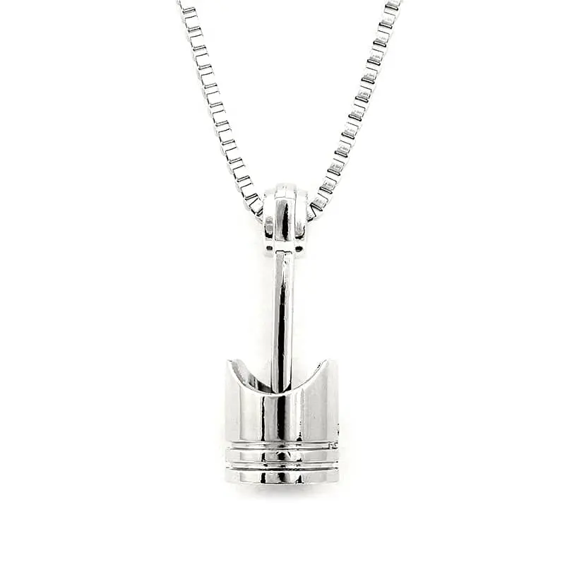 Pendentif moto - Piston de moto (Avec chaine)