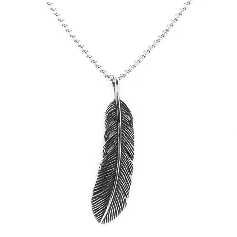 Pendentif moto plume (Avec chaine)