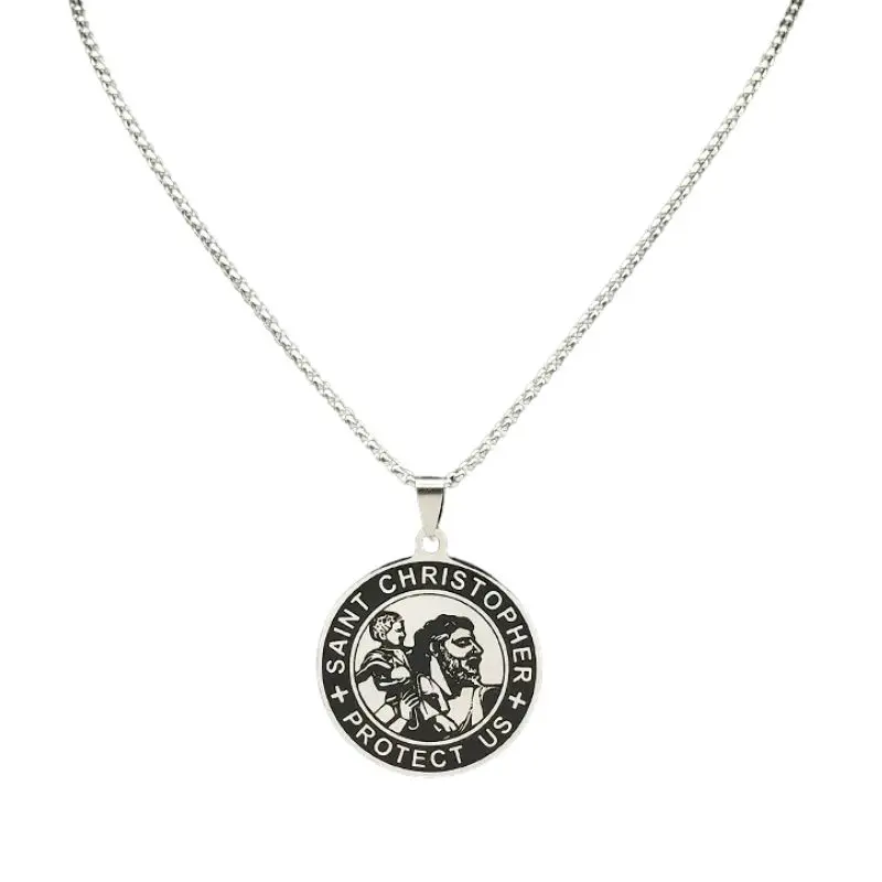 Pendentif moto - Saint Christophe