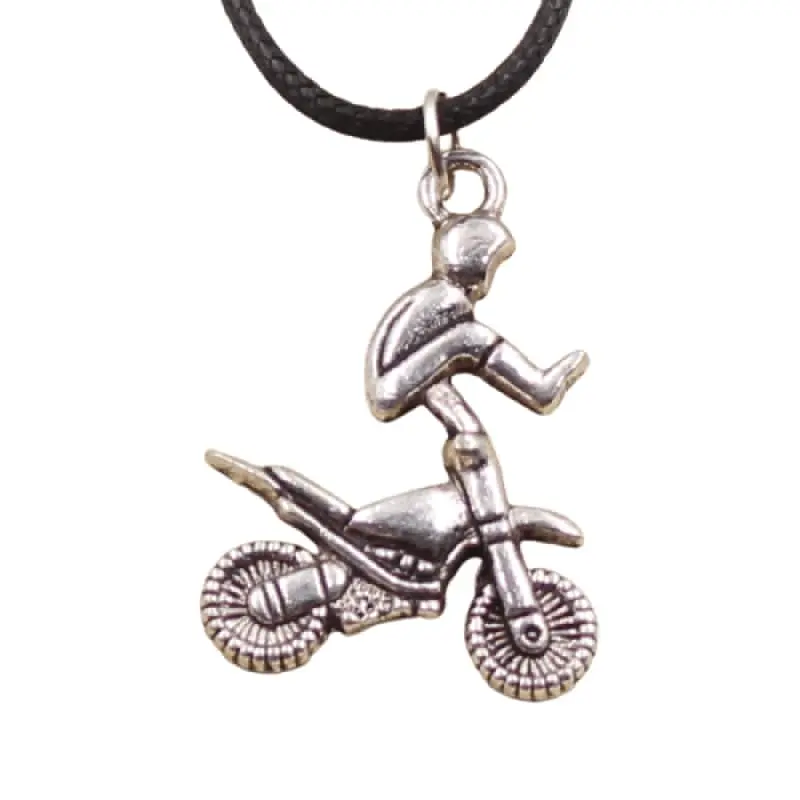 Pendentif motocross (Avec chaine)