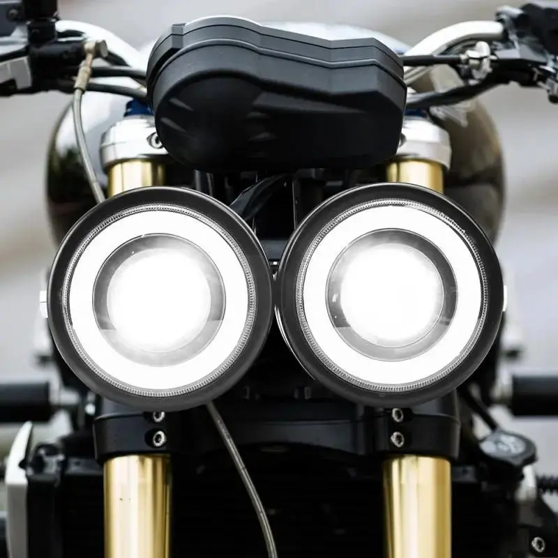 Phare double optique moto LED