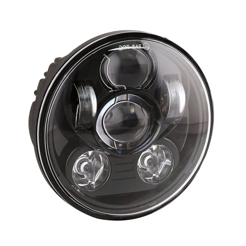 Phare LED 5"75 Noir ou Chrome Quad lights