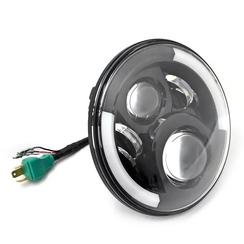 Phare LED 7" avec feu diurne et clignotants