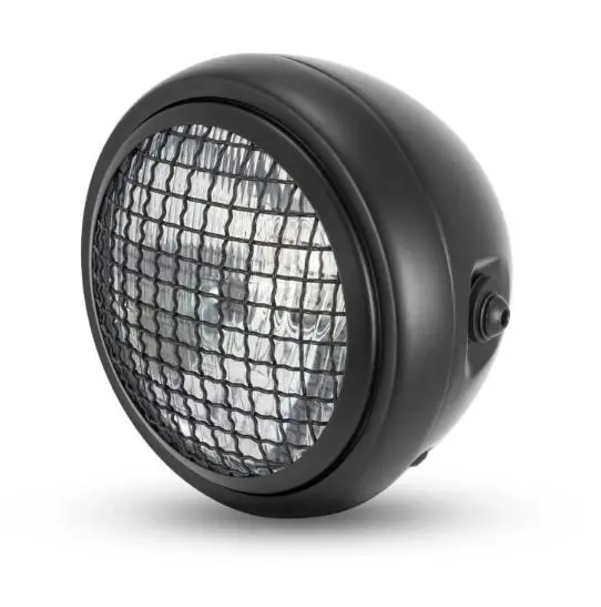 Phare noir mat SCRAMBLER (165mm)