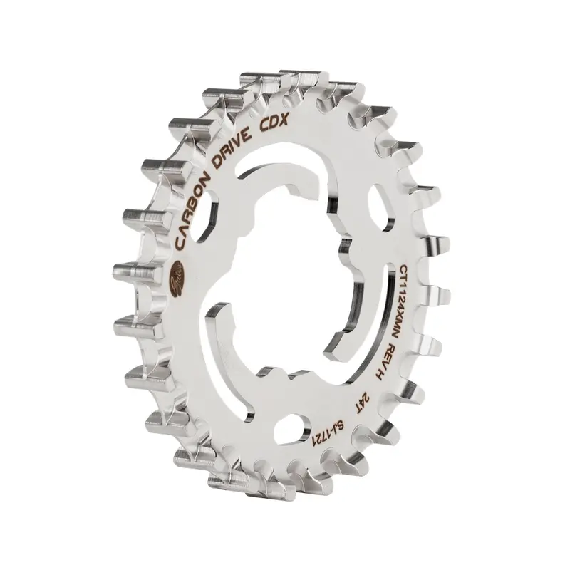 Pignon arrière Gates CDX 24T pour Alfine, Nexus, Sturmey