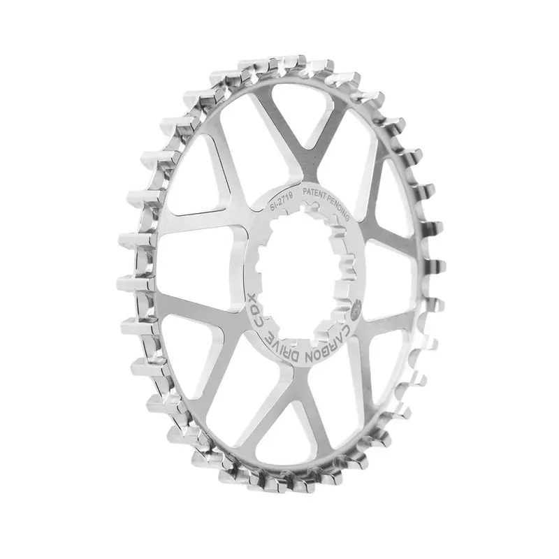 Pignon arrière Gates CDX 34T, 9 dents, inox