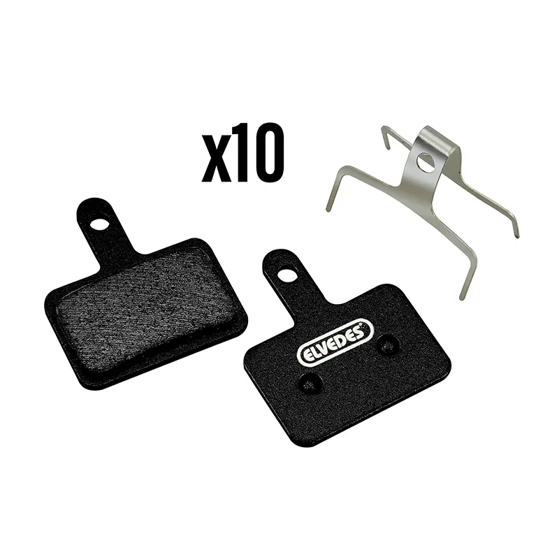 Plaquette De Frein VTT Shimano Deore M525-M515-M475-C501-C601-T615-T675, Acera M3050, Alivio M395-M446-4050, Altus,Mt200-400-410-500-Ur-300 (Elvedes Medium - Semi-Métal) (Box De 10 Paires)