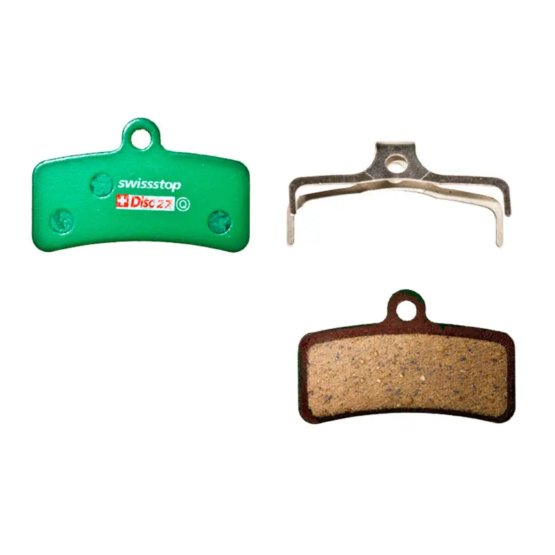 Plaquette De Frein VTT Shimano Xtr M9120 Xt M8120-M8020 Slx M7120 Saint M820-M640-810, Trp, Tektro (Swissstop Organic Disc 27C) (Paire Sur Carte) - Compatible VAE Et Moto Électrique Sur-Ron