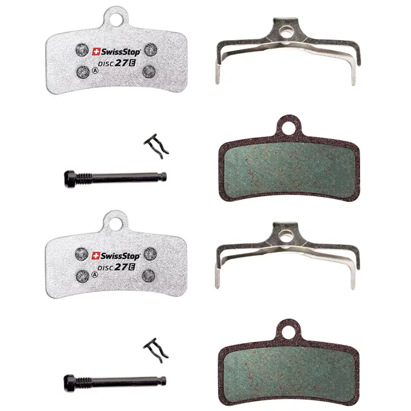 Plaquette De Frein VTT Shimano Xtr M9120 Xt M8120-M8020 Slx M7120 Saint M820-M640-810, Trp, Tektro (Swissstop Organic - Disc 27E - Pair & Fair)(2 Paires) - Compatible VAE Et Moto Électrique Sur-Ron
