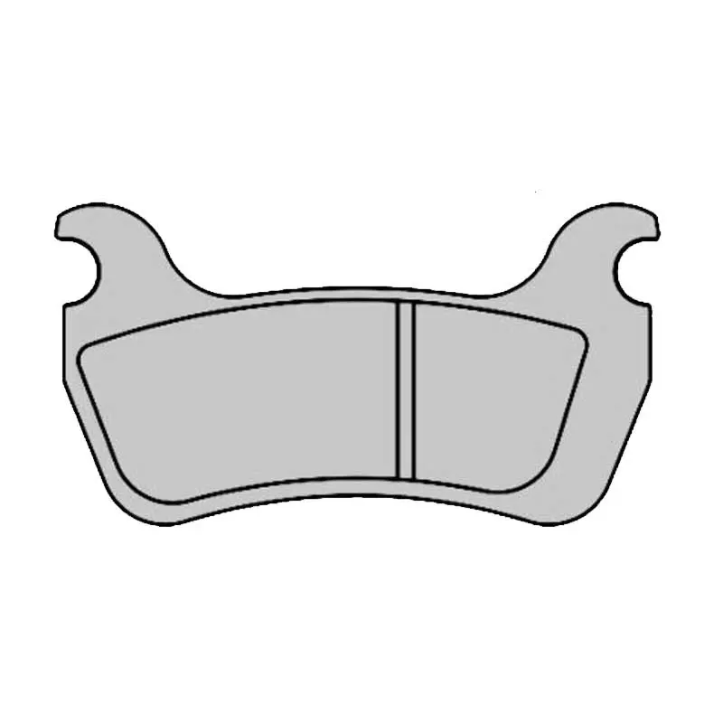 Plaquettes de frein pour étriers 4 pistons avant/2 pistons arrière MX 1258 | Beringer
