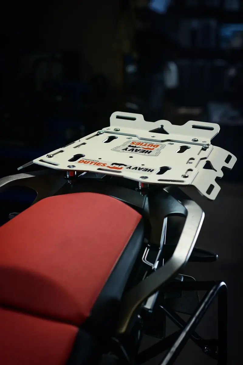 Plate-Forme Top Case en Aluminium Anodisé - Africa Twin CRF 1000L AT