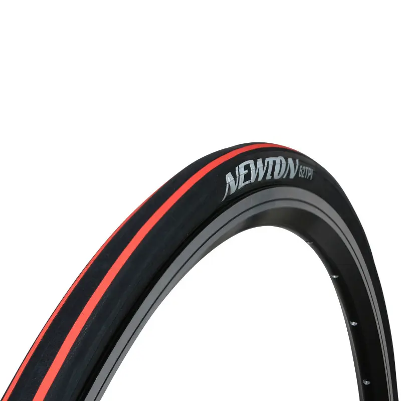 Pneu Route 700 X 23 Newton E-01 Noir Liserets Rouge Ts (23-622)