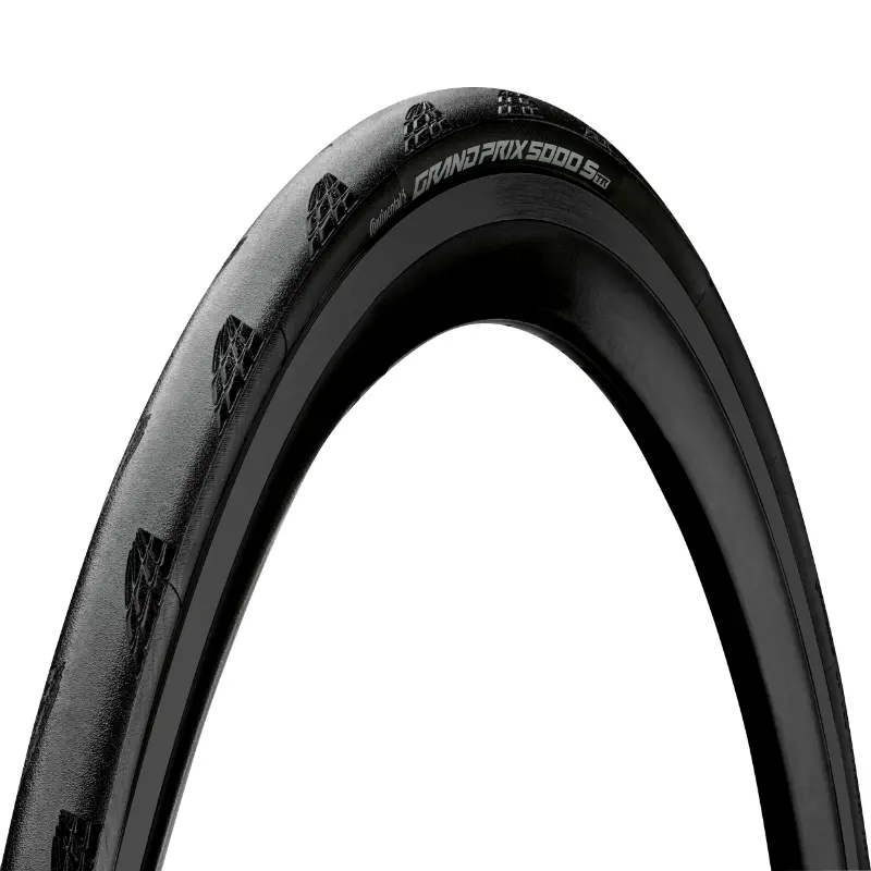 Pneu Route 700 X 25 Continental Grand Prix 5000S Noir Tubeless Ready Ts (25-622) -Gp5000 Str-