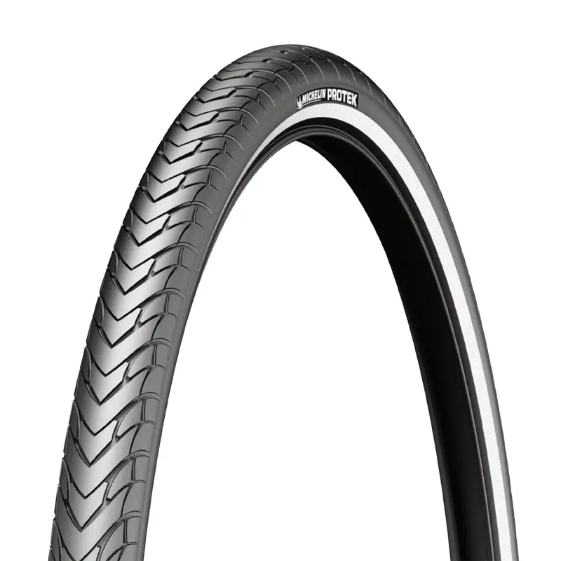Pneu VTT Urbain 26 X 1.40 Michelin Protek Noir Tr (35-559) Flanc Reflex
