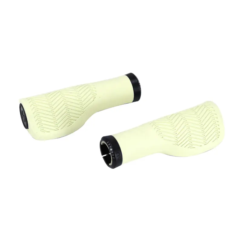 Poignée City Herrmans Nucore Town Ergonomique Avec Lock-On Creme L 130 mm Diam 22 mm (Paire Sur Carte)