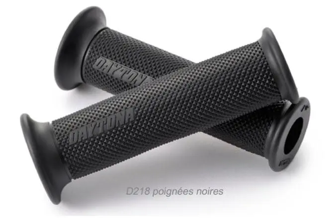 POIGNEES DAYTONA Noires VINTAGE CAFE RACER