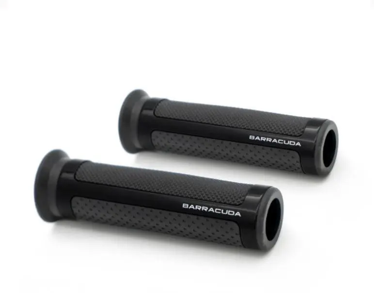 POIGNEES RACING NOIR (paire) BARRACUDA