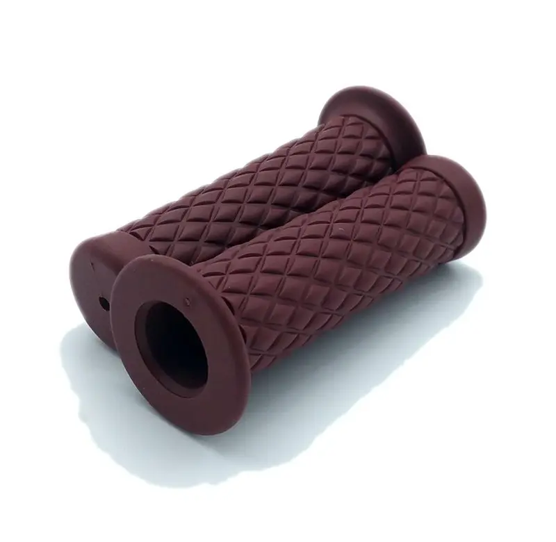 POIGNEES VINTAGE LOSANGE rouge bordeaux