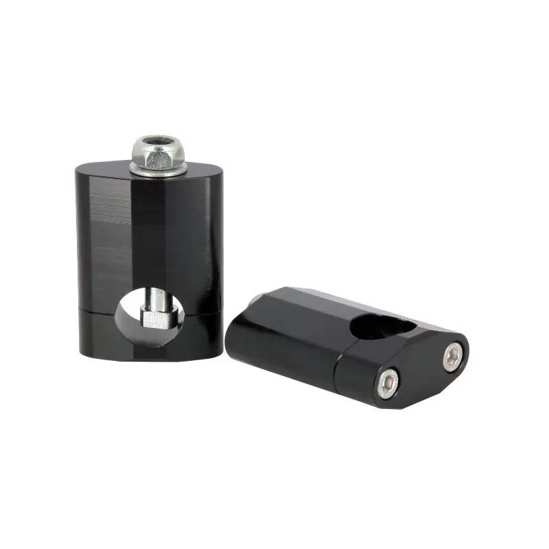 Pontet de guidon moto - Noir 28.6mm