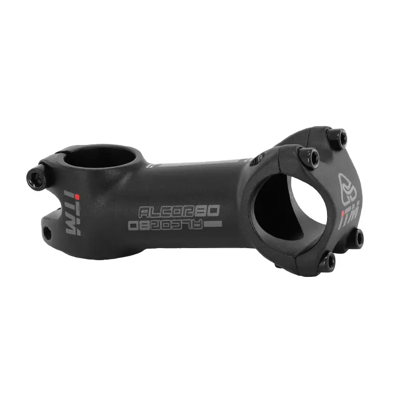 Potence Route-VTT Itm Alcor Noir Deco Mat Reversible 31,8 Angle 10° L120 mm 164G
