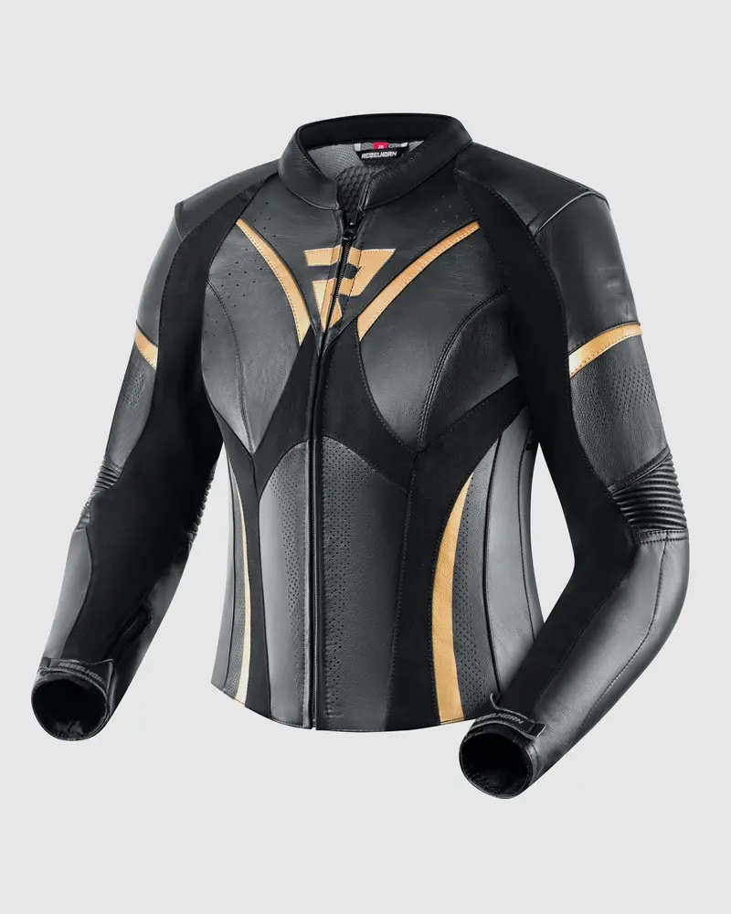 Rebel Femme Blouson Moto Or