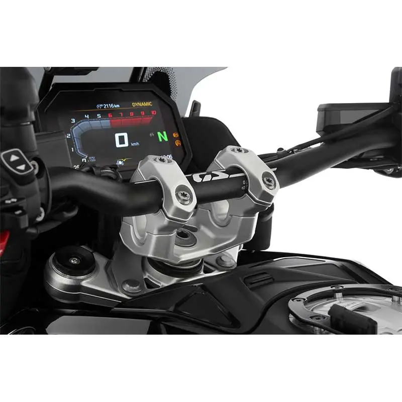 Rehausseur de guidon ERGO+ argent 38mm - BMW R1300GS | Wunderlich