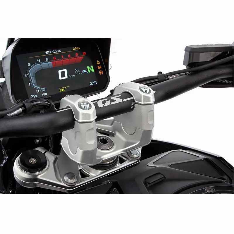 Rehausseur guidon ERGO PRO argent 40mm - BMW R1300GS | Wunderlich