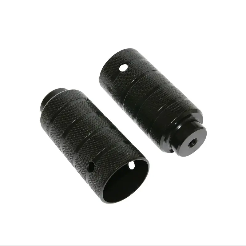 Repose Pied BMX Alu Diam 45 mm Noir L100 mm Pour Axe De 3-8 (Paire)