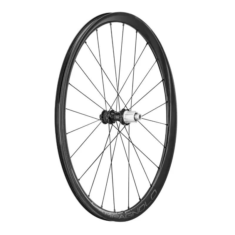 Roue Gravel Disque 700 Campagnolo Levante Arrière Noir Centerlock Cassette Campa N3W 13V Tubeless Ready Axe Traversant 12X142 24 Rayons Jante 25C
