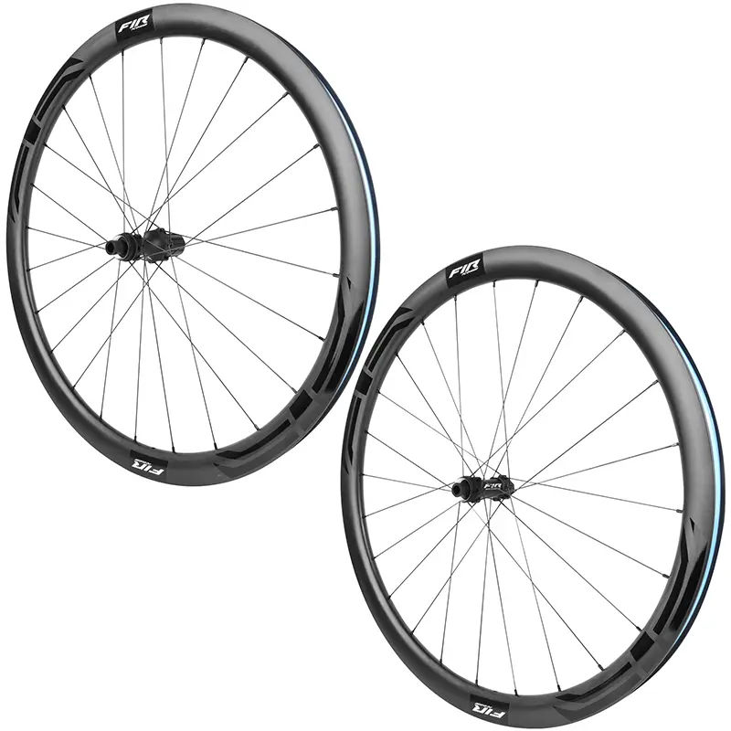 Roues Route Disque 700 Fir Fc Evo 38 Light Centerlock Carbone Noir Cassette Shimano 12-11V Axe Traversant 12-100 Et 12-142 Hauteur-Profil 38 mm (Paire) Poids 1270 G -Tubeless Ready-