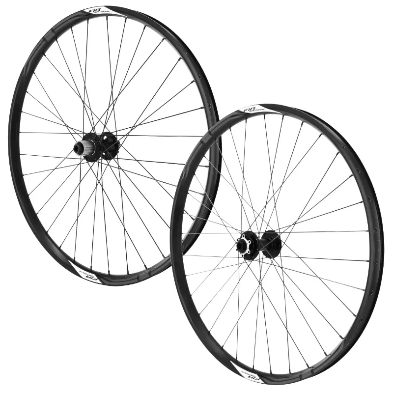 Roues VTT Disque 29" Fir Galaxium E.Bike Disque 6 Trous Noir Cassette Shimano Sh 12-11-10-9V Axe Traversant 15-110 Et 12-148 Hauteur-Profil 21 mm (Paire) - Tubeless Ready VAE