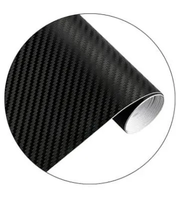Rouleau sticker de COVERING carbone noir mat