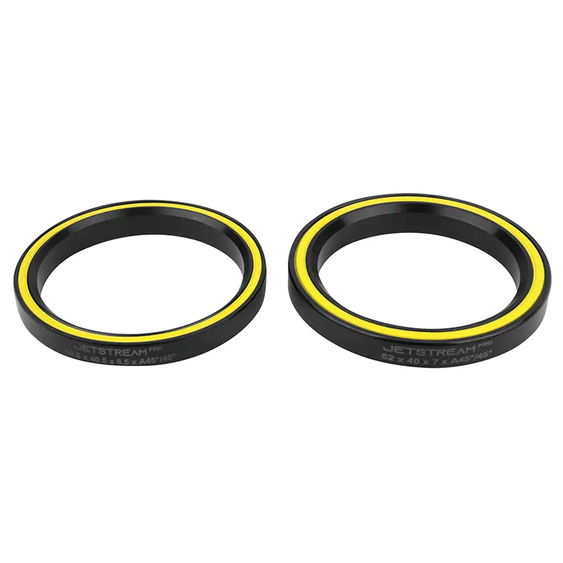 Roulement Jeu Direction Tripeak Jetstream Pro Solitech Céramique - 40.5 X 49.5 X 6.5 mm 45X45° - 40 X 52 X 7 mm 45X45° (Garantie 4 Ans) -Compatible Specialized Epic Wolrd Cup (Vendu A La Paire)