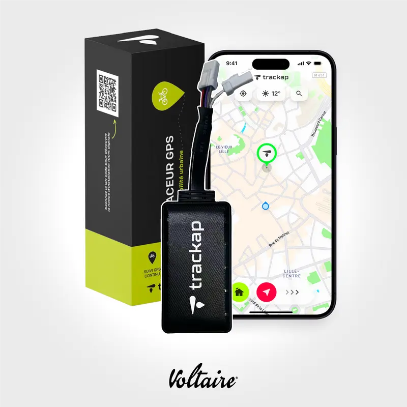 RUN.4, traceur gps 4G vélos électriques Voltaire