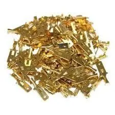 Sachet de 50 cosses mâles laiton 6.3x1