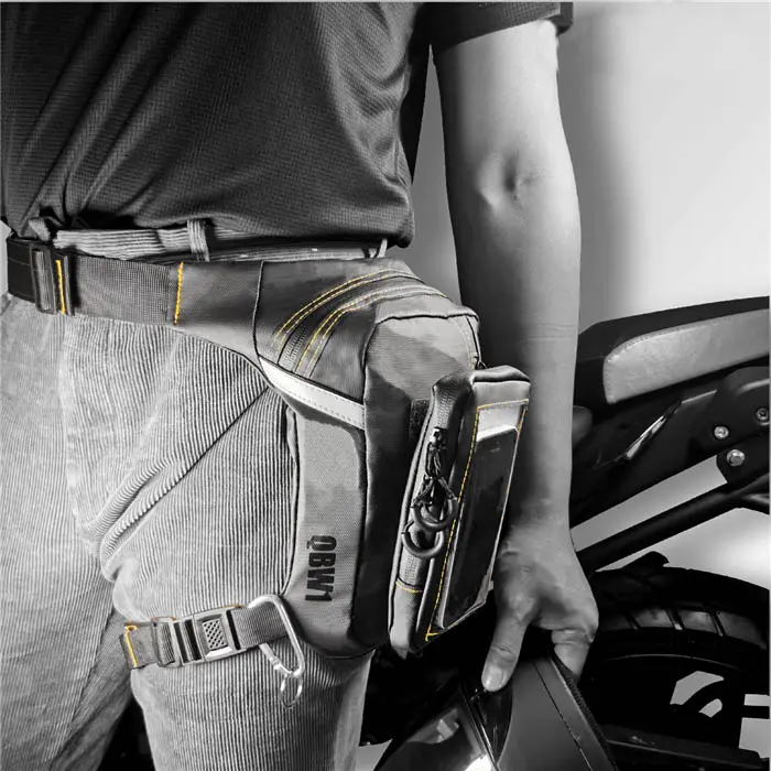 Sacoche de cuisse multi-fonction avec fenêtre smartphone