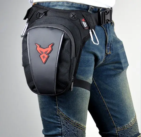Sacoche de jambe motard + sac banane