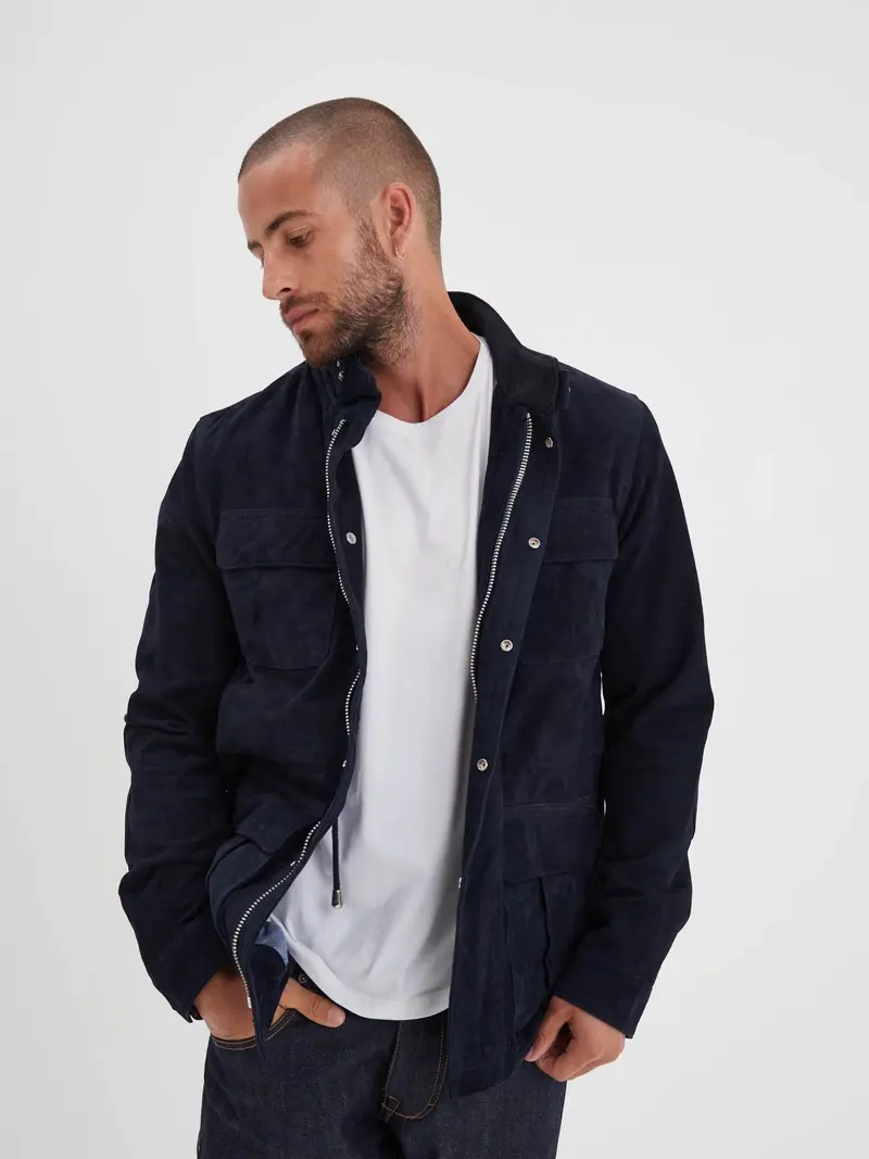 Salem - Veste cuir homme