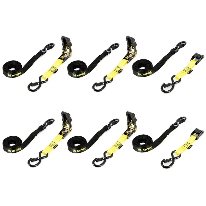 Sangle d'arrimage moto Myra - Coffret de 6 pièces
