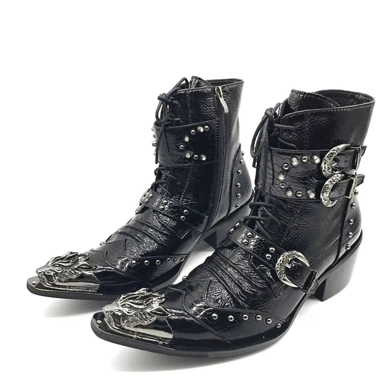Santiags en cuir - Ours
