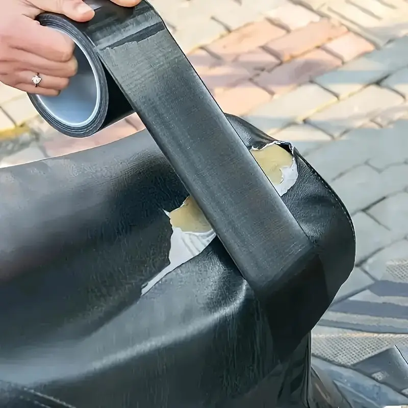 Scotch réparation selle moto