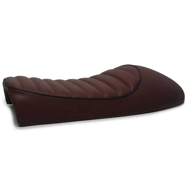 Selle Café Racer MARRON Foncé VIEILLI Universelle