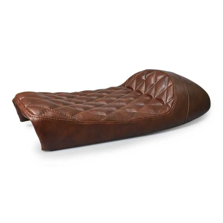 Selle Cafe Racer MARRON Vieilli Universelle