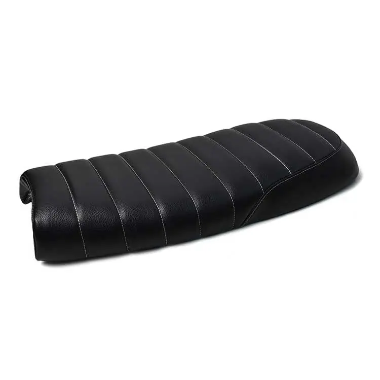 Selle SCRAMBLER NOIRE Fil Blanc Universelle