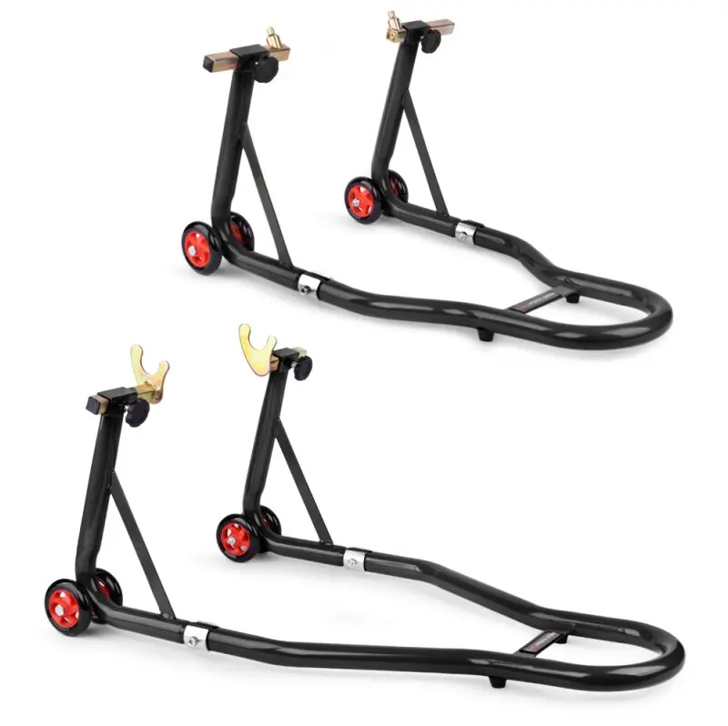 Set de supports moto, noir