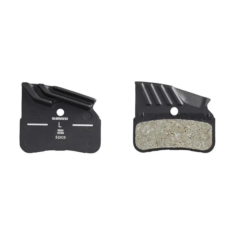 Shimano Plaquettes de frein à disque BP-N03A-RF résine avec ailettes