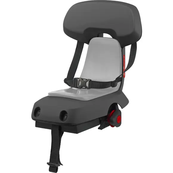Siège enfant Guppy Junior POLISPORT, Support 25 kg, Gris/Noir