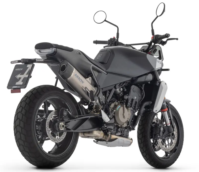 SILENCIEUX ARROW INDY RACE EVO ALU DARK EMBOUT CARBONE HOMOLOGUÉ SVARTPILEN 2024 À 2025 HUSQVARNA / RA71975AKN