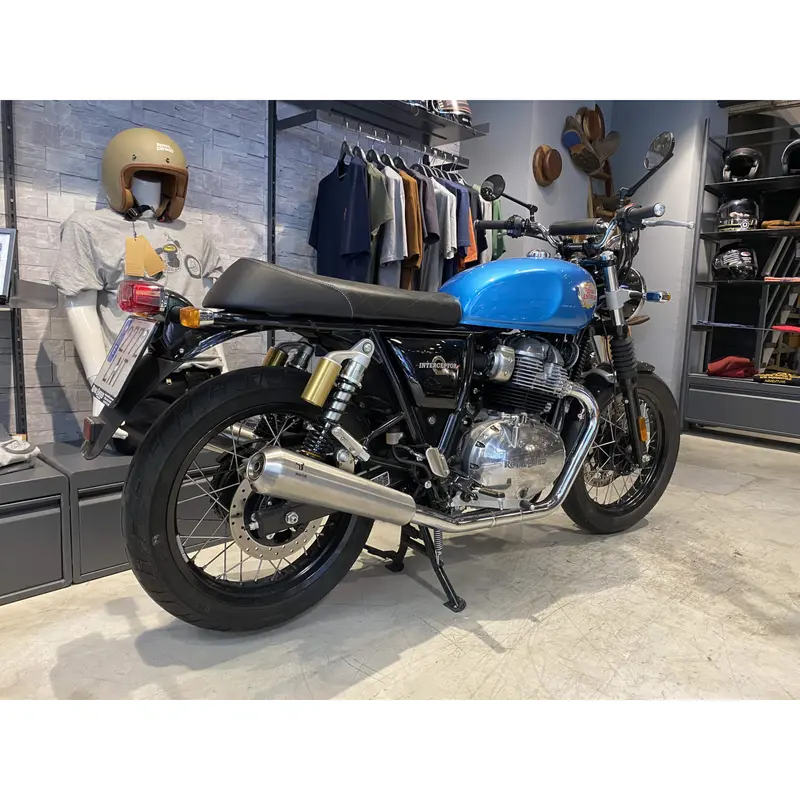 Silencieux Inox brossé Royal Enfield 650 Continental Gt & Interceptor | IXRACE
