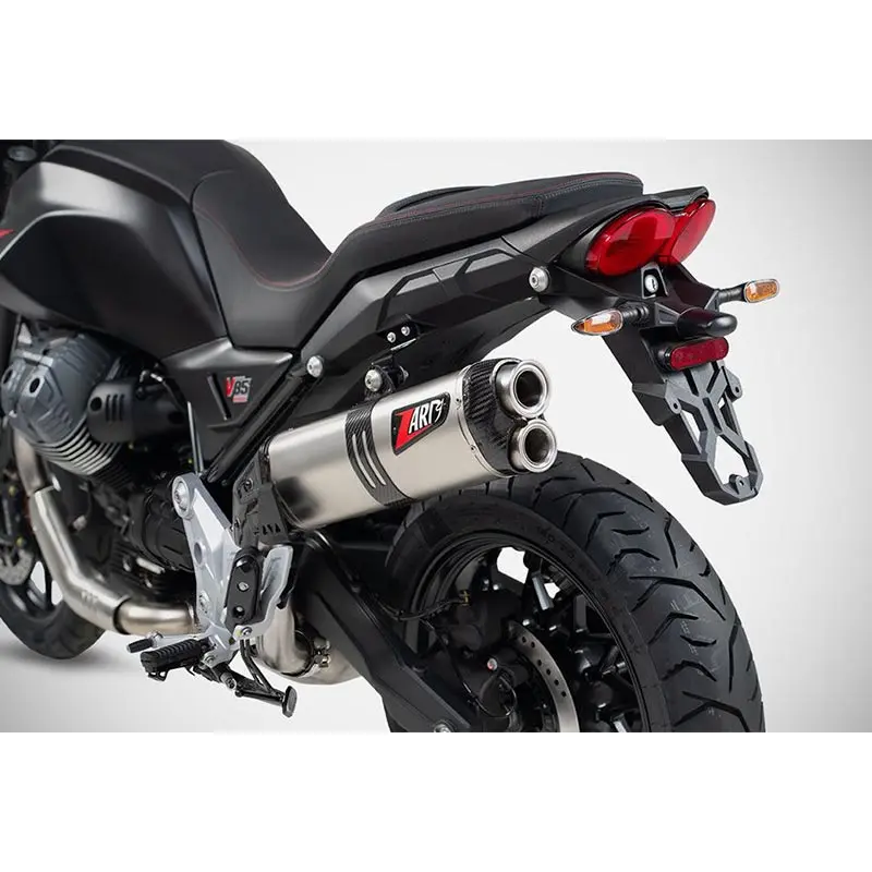 Silencieux inox ou titane Moto Guzzi V85 TT 2025 | Zard